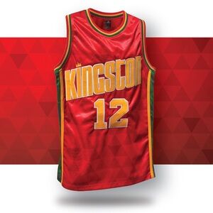 *NEW Original KINGMAN “KINGSTON” Rasta jersey sizes S, M, L, XL